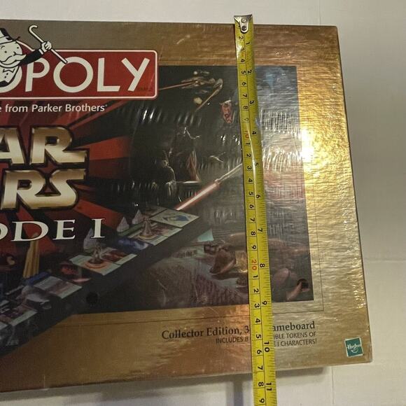 Vintage Star Wars Episode 1 Monopoly Collectors Edition Board Game 1999 Unopened - Picture 9 of 10